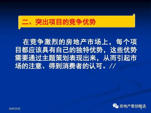 房地产项目主题策划与工程管理服务