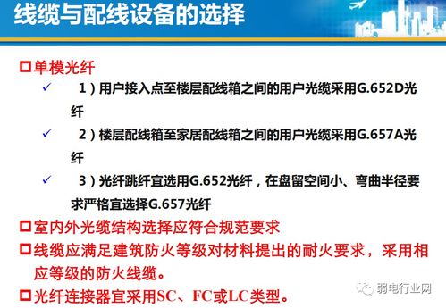 最全的住宅光纤到户设计与施工规范